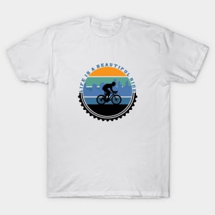 Bike Life Cyclist Pedal Hard T-Shirt